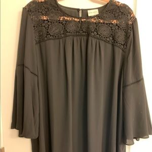 ☃️Lace top 2x Sheer blouse